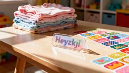 Naklejki z imieniem na ubrania — jak skutecznie oznaczać odzież dziecięcą?