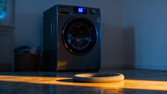 Błąd SE w pralce Samsung — co to znaczy i jak go naprawić?