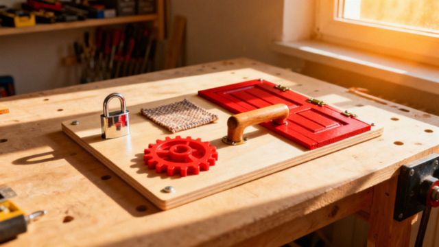 Tablica manipulacyjna DIY – jak stworzyć edukacyjną zabawkę dla dziecka?
