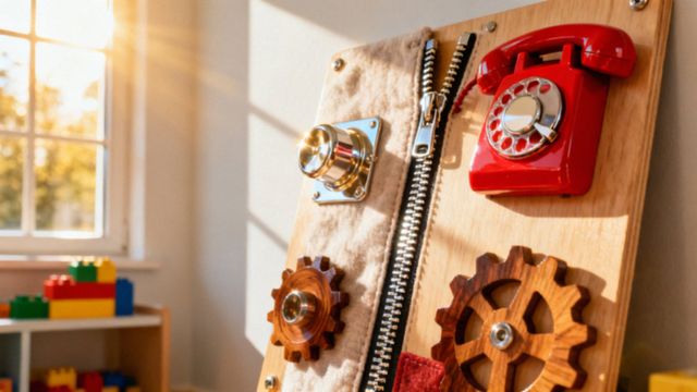 Tablica sensoryczna dla dzieci — jak wspiera rozwój przez zabawę?