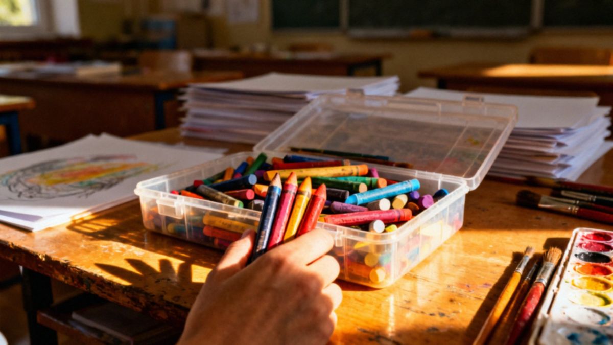 Wyprawka plastyczna — lista niezbędnych materiałów dla dziecka
