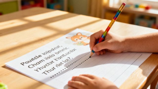 Zdania do pisania dla dzieci do wydruku — jak wspierać naukę pisania?